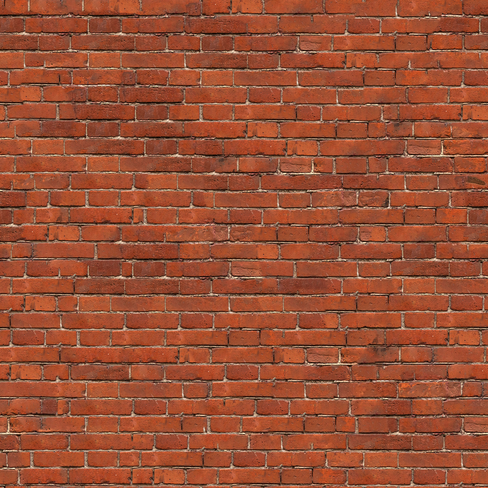 Dark Red Brick Wall Texture. Grunge Seamless Tileable Texture.
